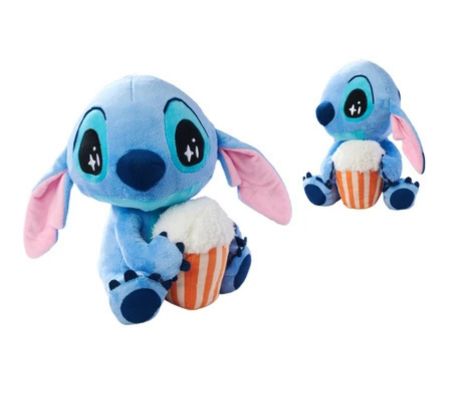 (Mis 3+) STITCH Stitch con Pop Corn Peluche 25cm…x6